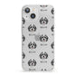 Bernedoodle Icon with Name iPhone 13 Clear Bumper Case