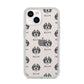 Bernedoodle Icon with Name iPhone 14 Clear Tough Case Starlight