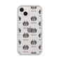 Bernedoodle Icon with Name iPhone 14 Plus Clear Tough Case Starlight