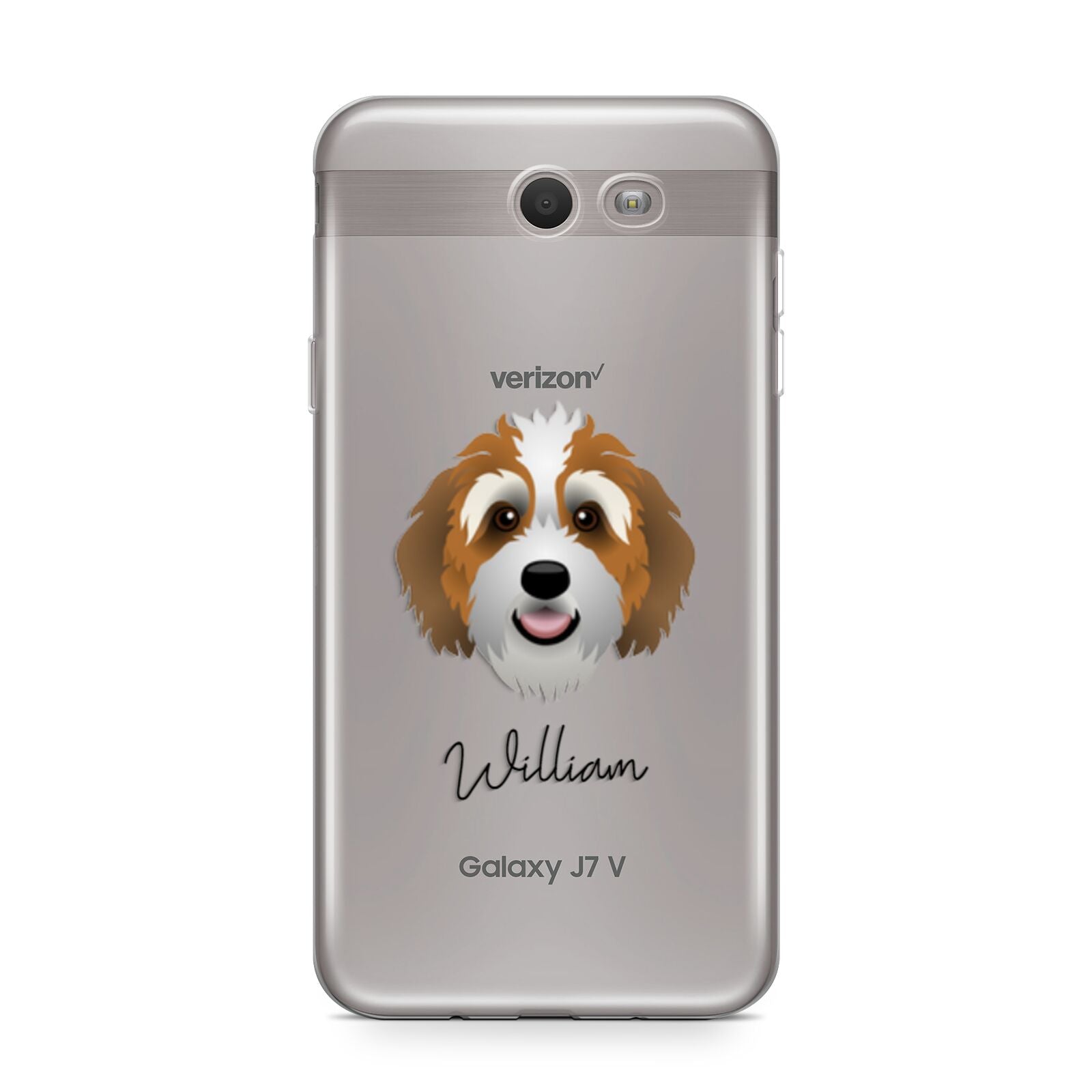 Bernedoodle Personalised Samsung Galaxy J7 2017 Case