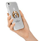 Bernedoodle Personalised iPhone 7 Bumper Case on Silver iPhone Alternative Image