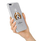 Bernedoodle Personalised iPhone 7 Plus Bumper Case on Silver iPhone Alternative Image
