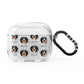 Bernese Mountain Dog Icon with Name AirPods Glitter Case 3rd Gen
