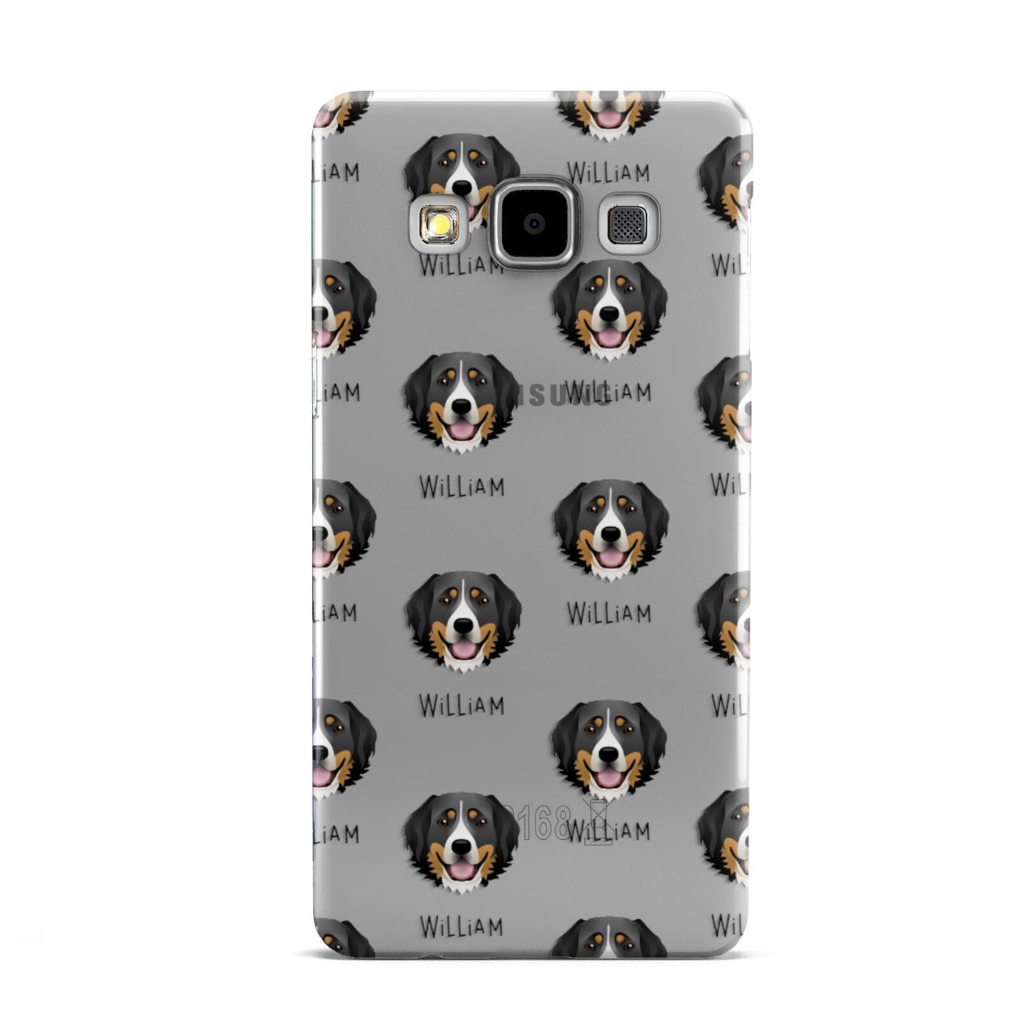 Bernese Mountain Dog Icon with Name Samsung Galaxy A5 Case