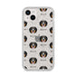 Bernese Mountain Dog Icon with Name iPhone 14 Plus Glitter Tough Case Starlight