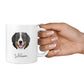 Bernese Mountain Dog Personalised 10oz Mug Alternative Image 4