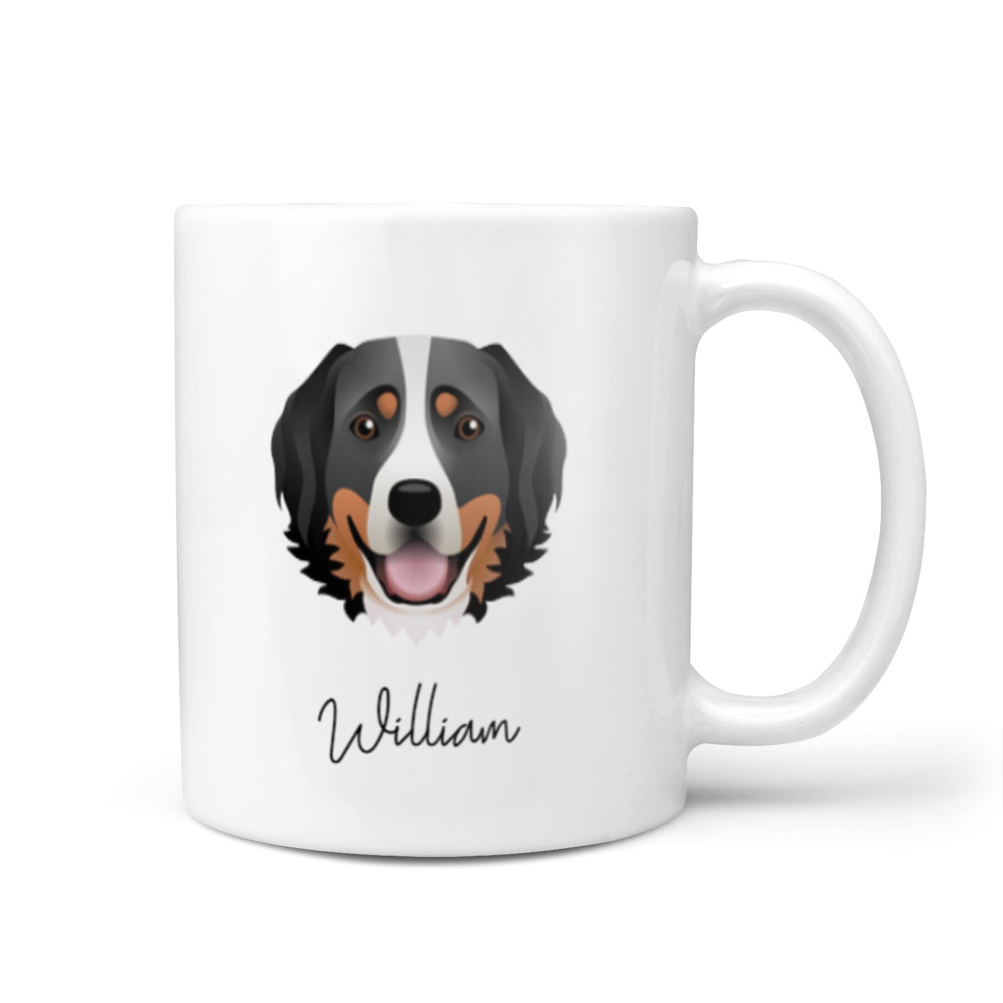 Bernese Mountain Dog Personalised 10oz Mug