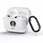 Bernese Mountain Dog Personalised AirPods Pro Clear Case Side Image