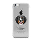 Bernese Mountain Dog Personalised Apple iPhone 5c Case