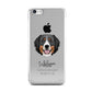 Bernese Mountain Dog Personalised Apple iPhone 5c Case
