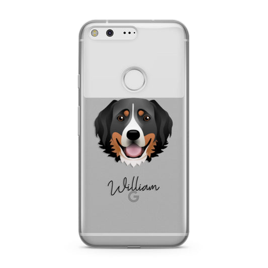 Bernese Mountain Dog Personalised Google Pixel Case
