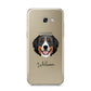 Bernese Mountain Dog Personalised Samsung Galaxy A5 2017 Case on gold phone