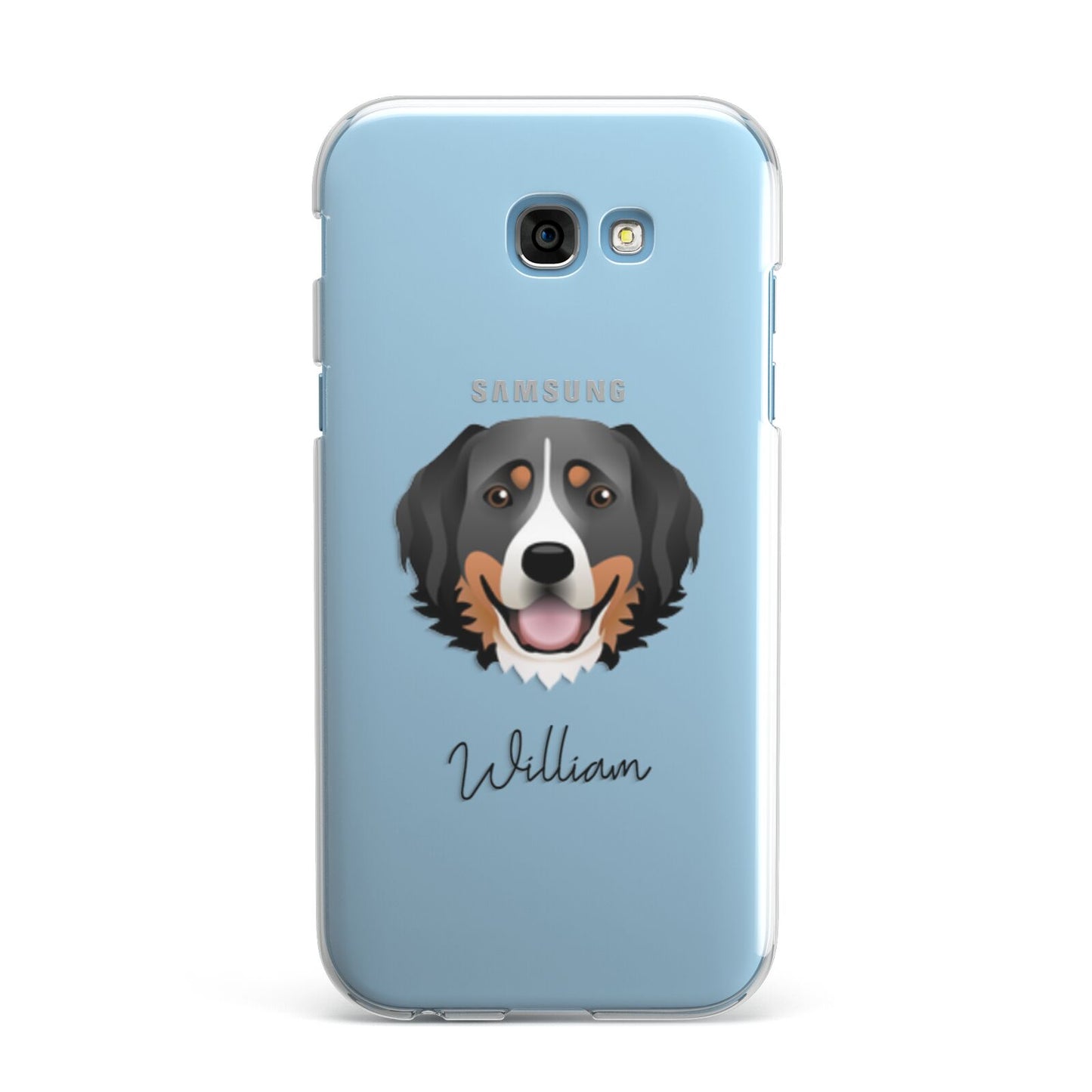 Bernese Mountain Dog Personalised Samsung Galaxy A7 2017 Case