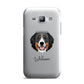 Bernese Mountain Dog Personalised Samsung Galaxy J1 2015 Case