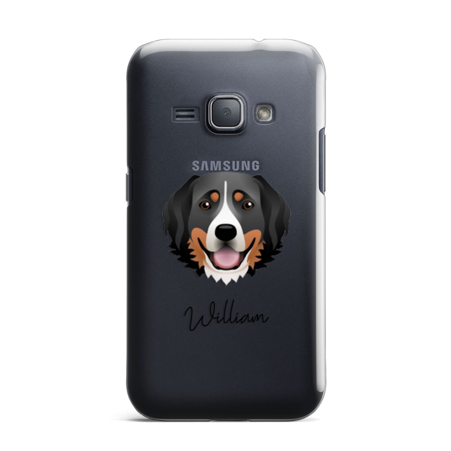 Bernese Mountain Dog Personalised Samsung Galaxy J1 2016 Case