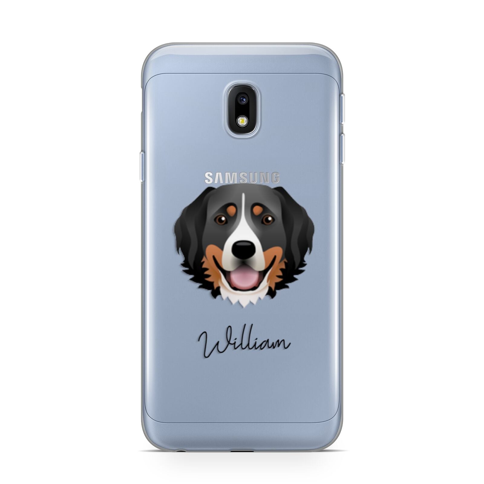Bernese Mountain Dog Personalised Samsung Galaxy J3 2017 Case