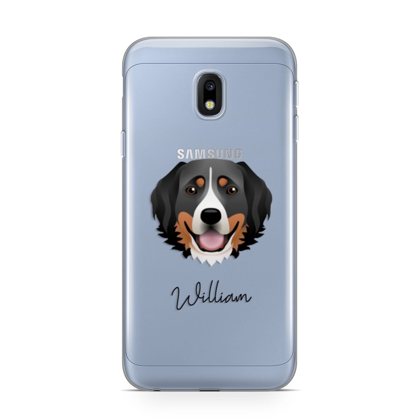 Bernese Mountain Dog Personalised Samsung Galaxy J3 2017 Case