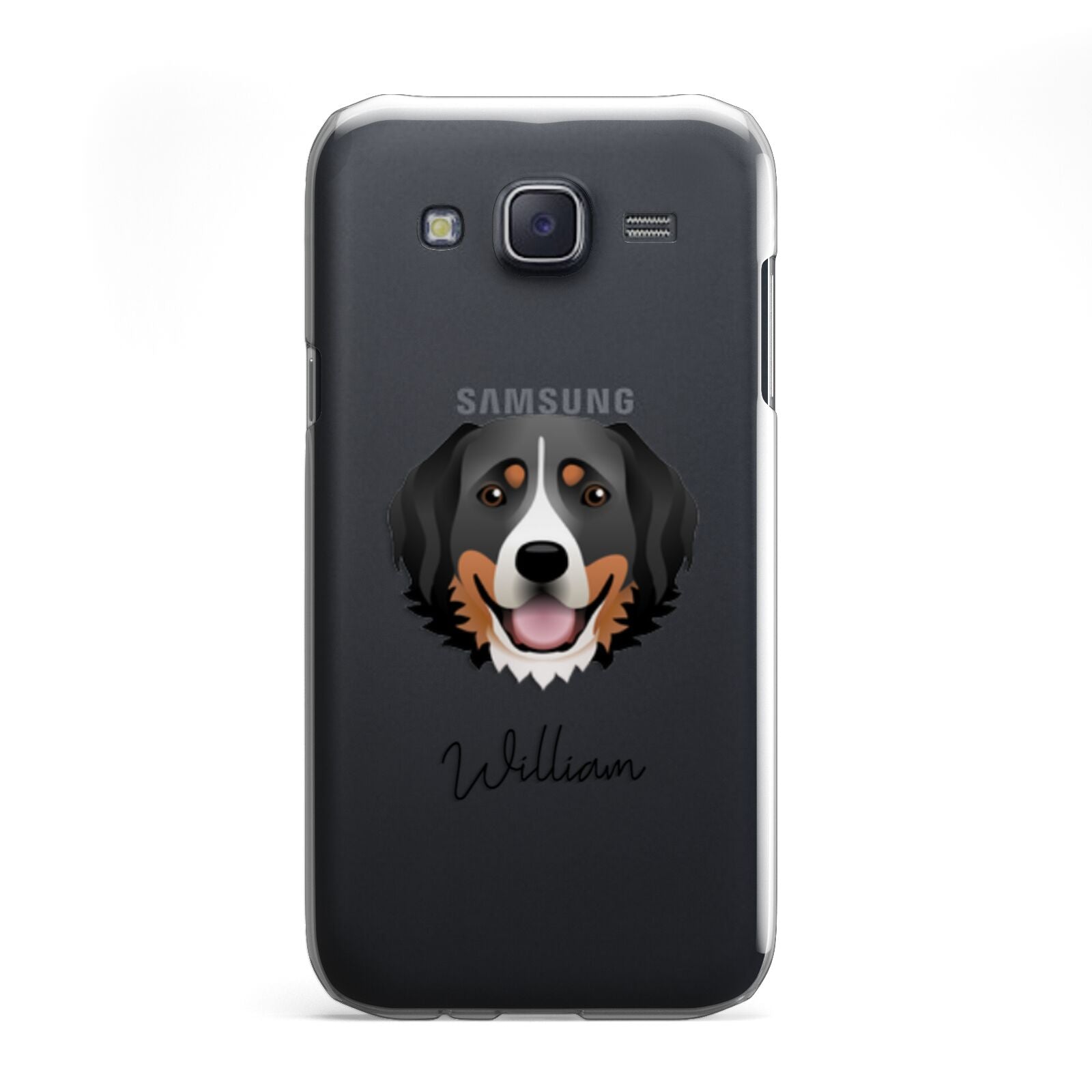 Bernese Mountain Dog Personalised Samsung Galaxy J5 Case