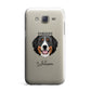 Bernese Mountain Dog Personalised Samsung Galaxy J7 Case