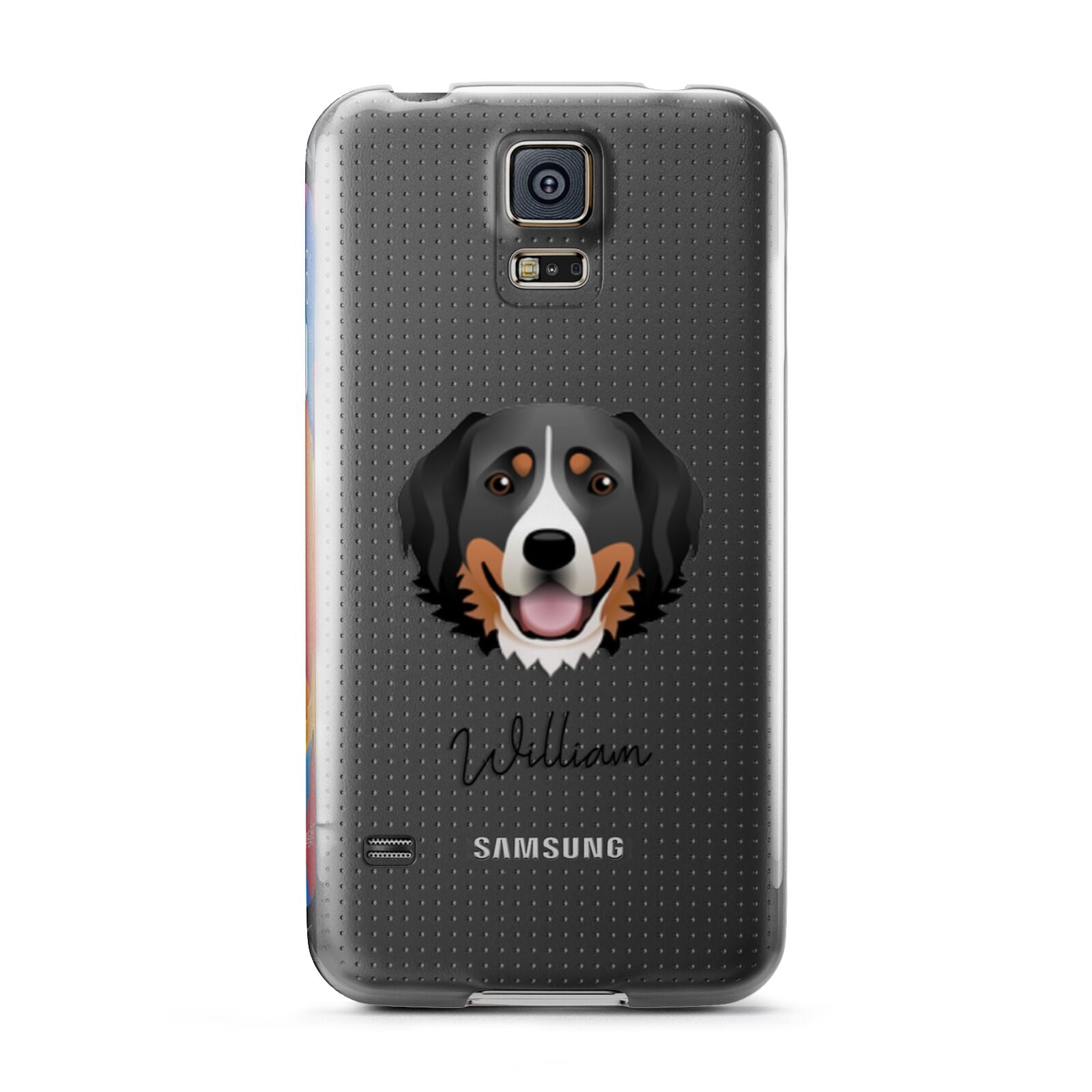 Bernese Mountain Dog Personalised Samsung Galaxy S5 Case