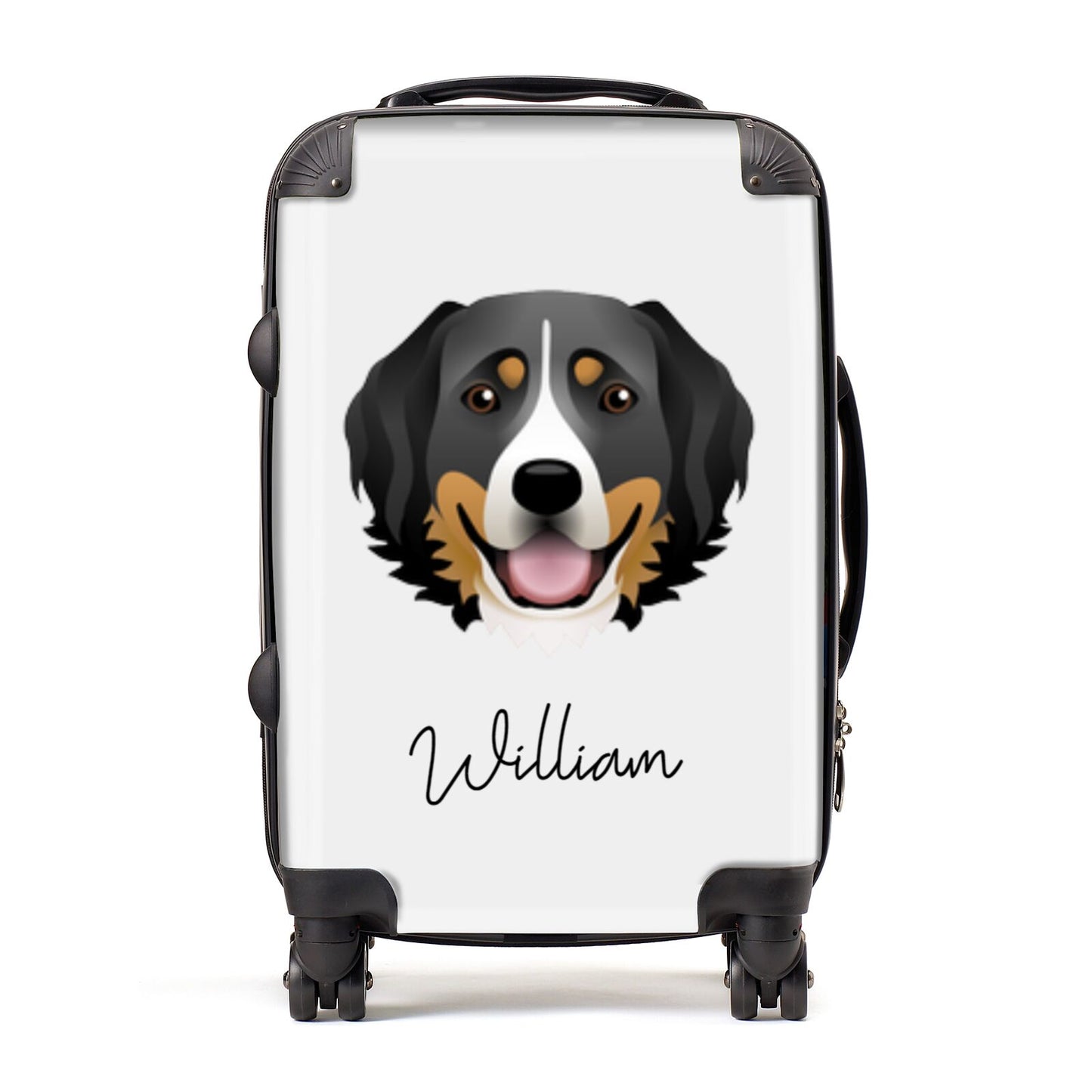 Bernese Mountain Dog Personalised Suitcase