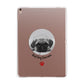 Best Dog Dad Ever Photo Upload Apple iPad Rose Gold Case