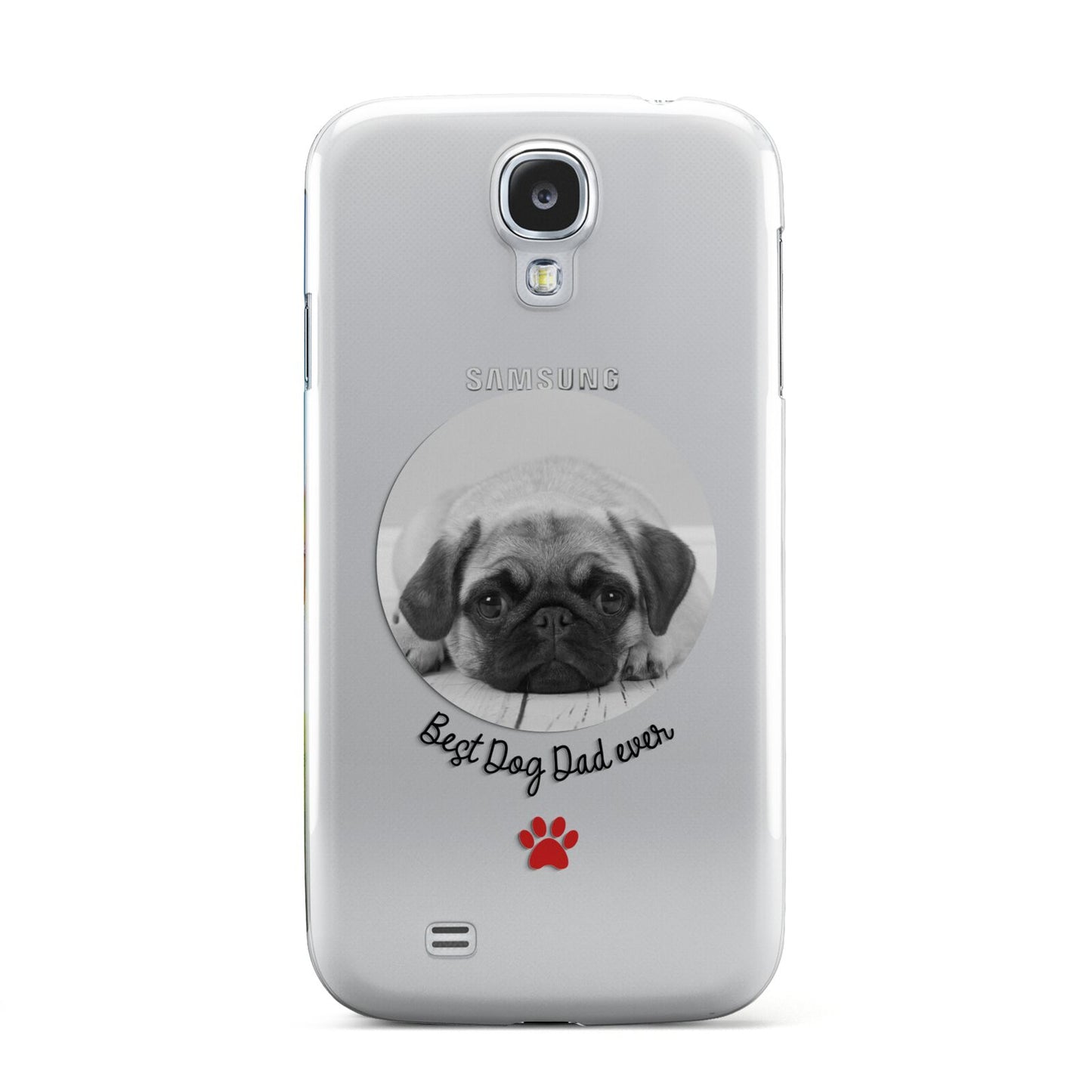 Best Dog Dad Ever Photo Upload Samsung Galaxy S4 Case