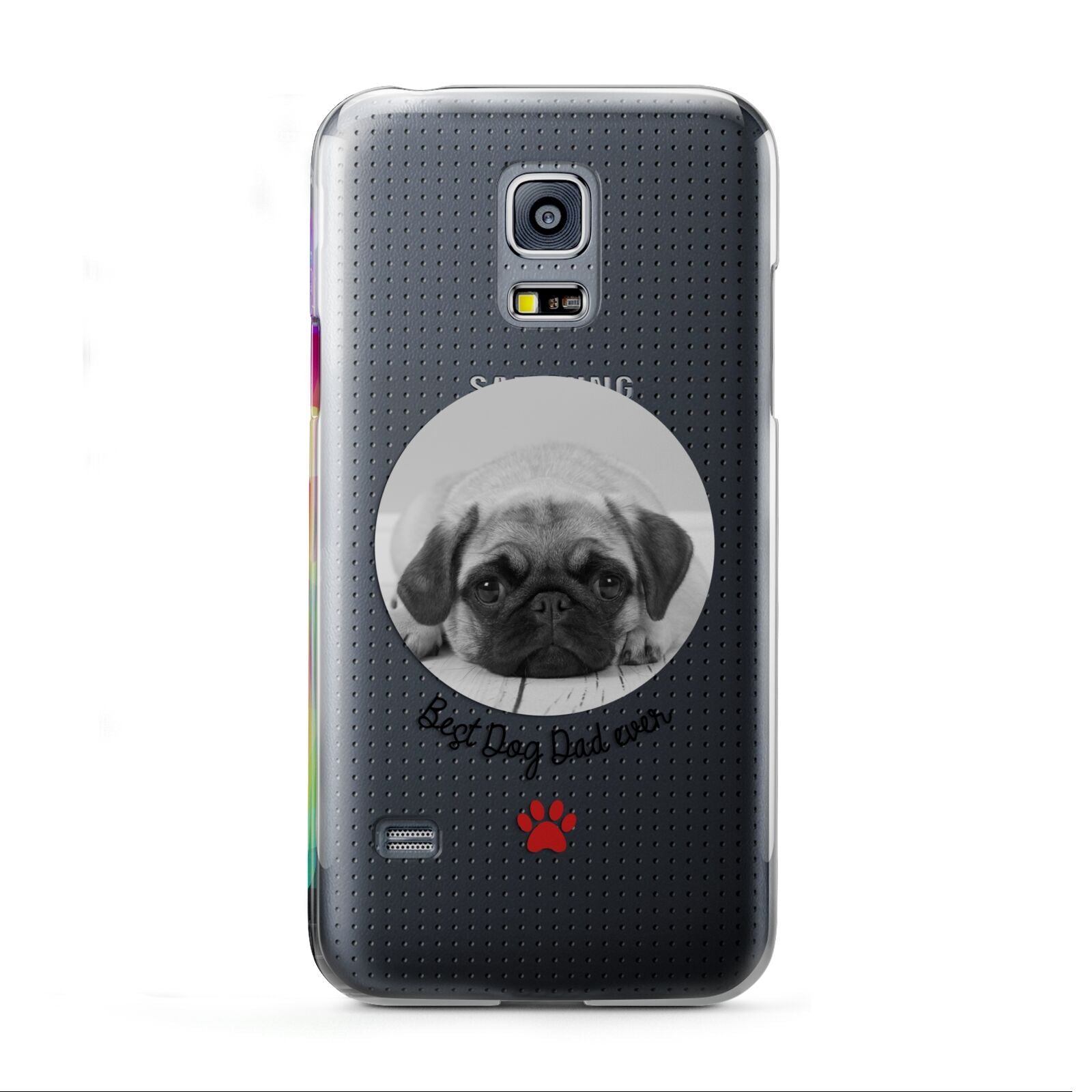 Best Dog Dad Ever Photo Upload Samsung Galaxy S5 Mini Case