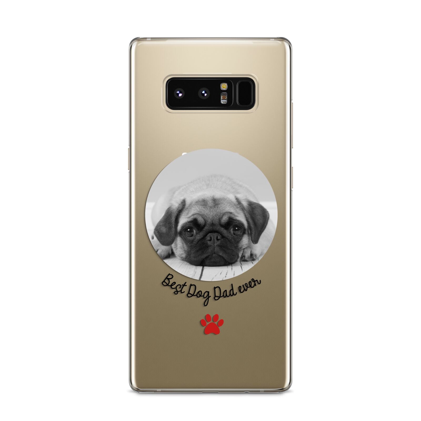 Best Dog Dad Ever Photo Upload Samsung Galaxy S8 Case