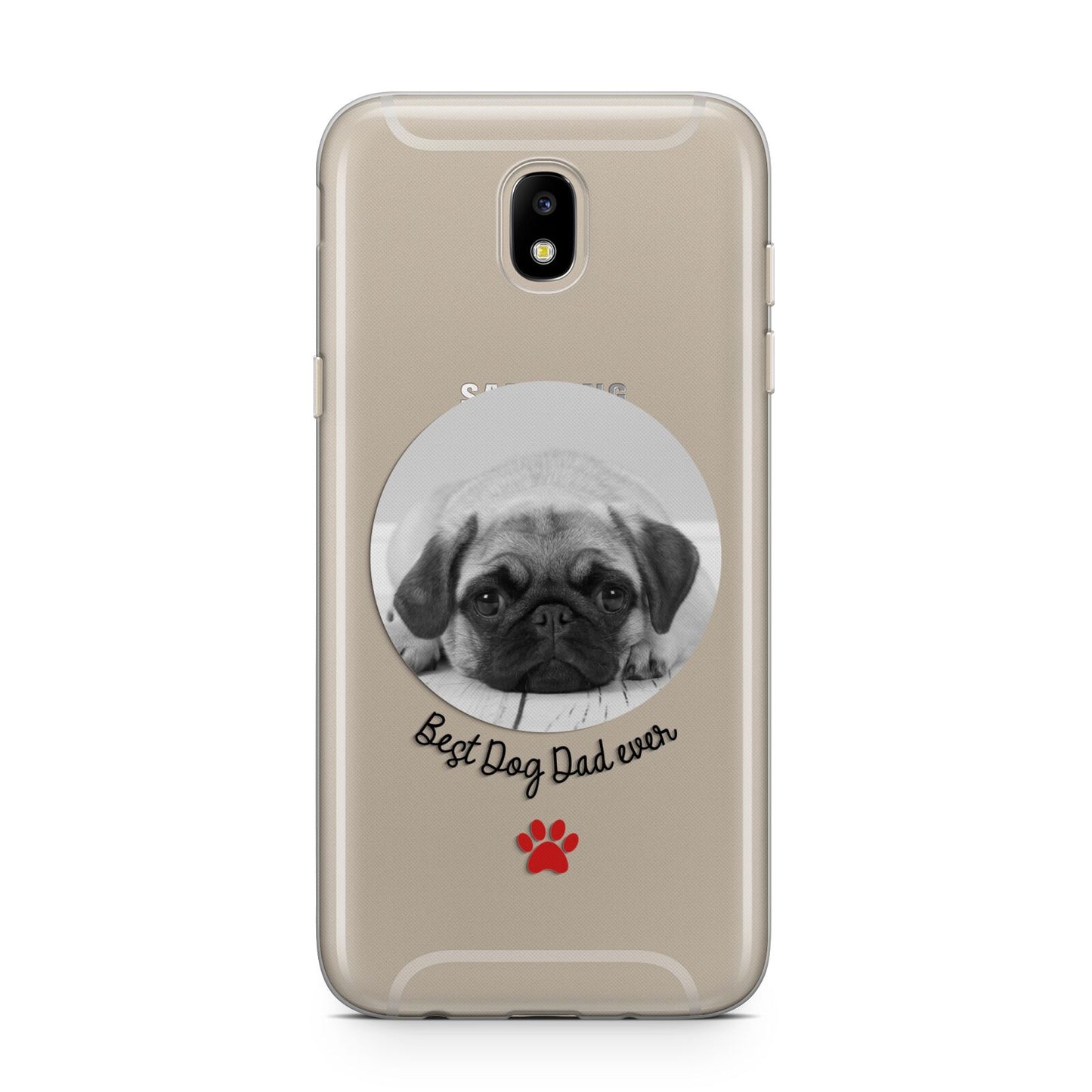 Best Dog Dad Ever Photo Upload Samsung J5 2017 Case