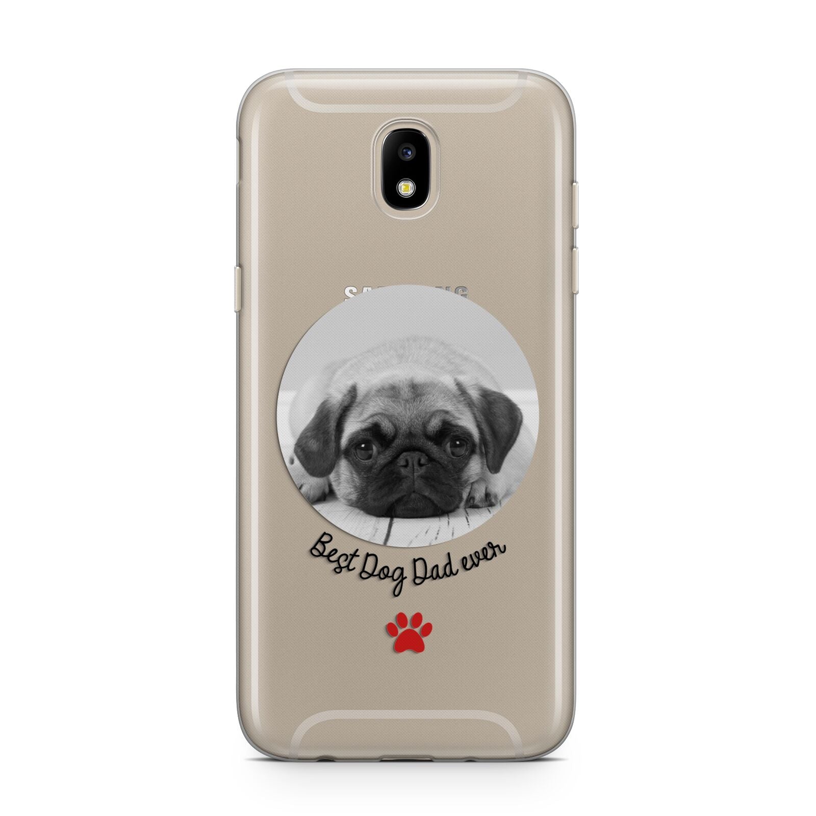 Best Dog Dad Ever Photo Upload Samsung J5 2017 Case