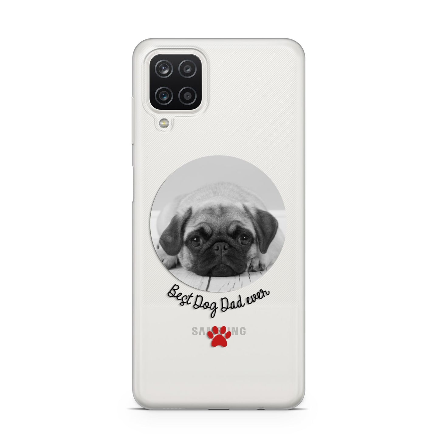 Best Dog Dad Ever Photo Upload Samsung M12 Case