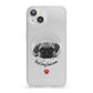 Best Dog Dad Ever Photo Upload iPhone 13 Clear Bumper Case
