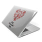 Clear Best Dog Dad Paws Apple MacBook Case Side View