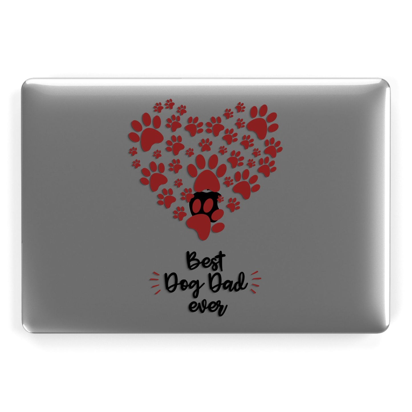 Best Dog Dad Paws Apple MacBook Case