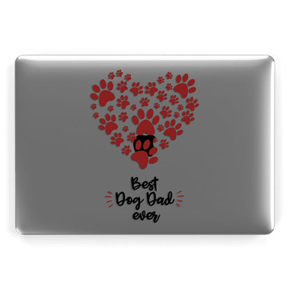 Best Dog Dad Paws Apple MacBook Case