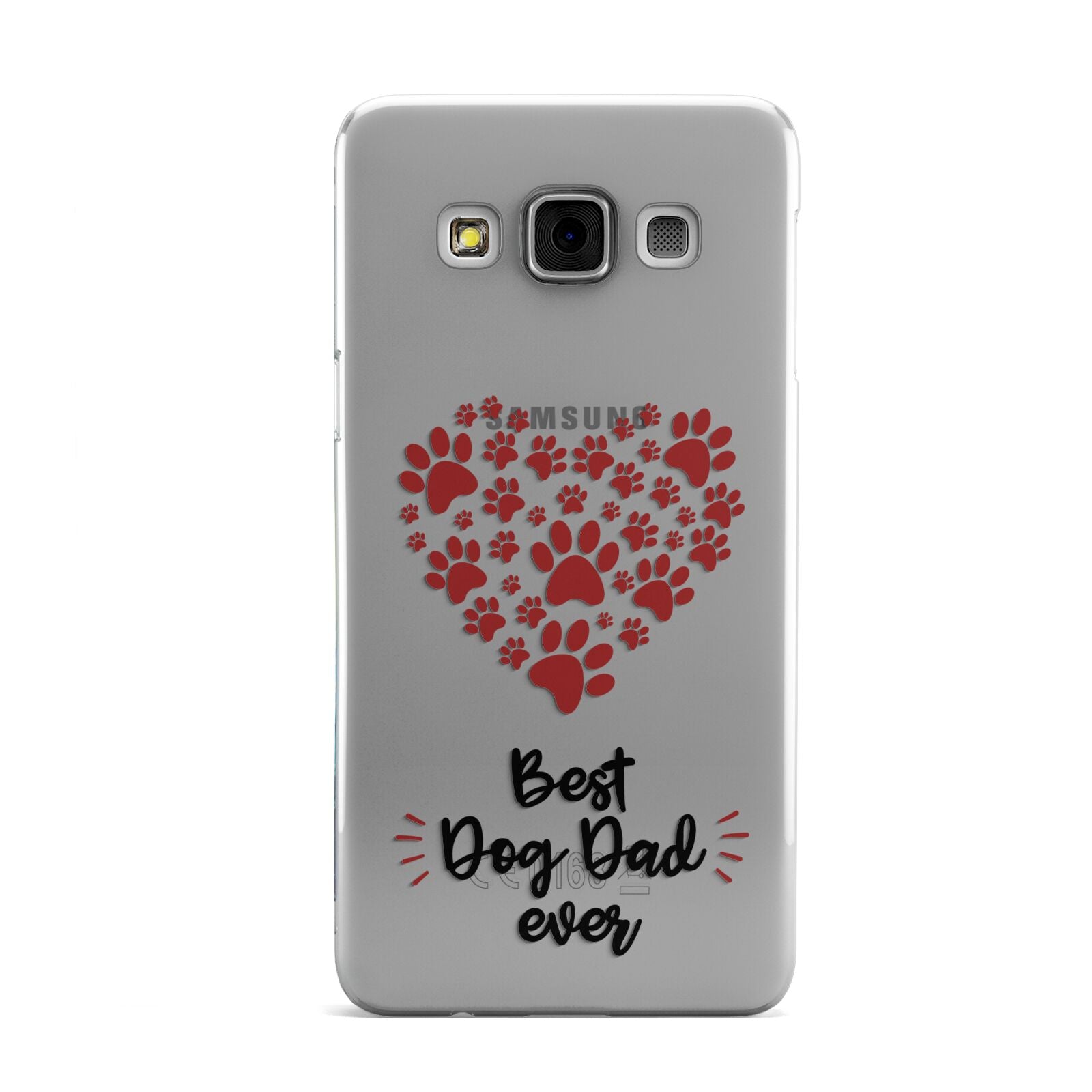 Best Dog Dad Paws Samsung Galaxy A3 Case