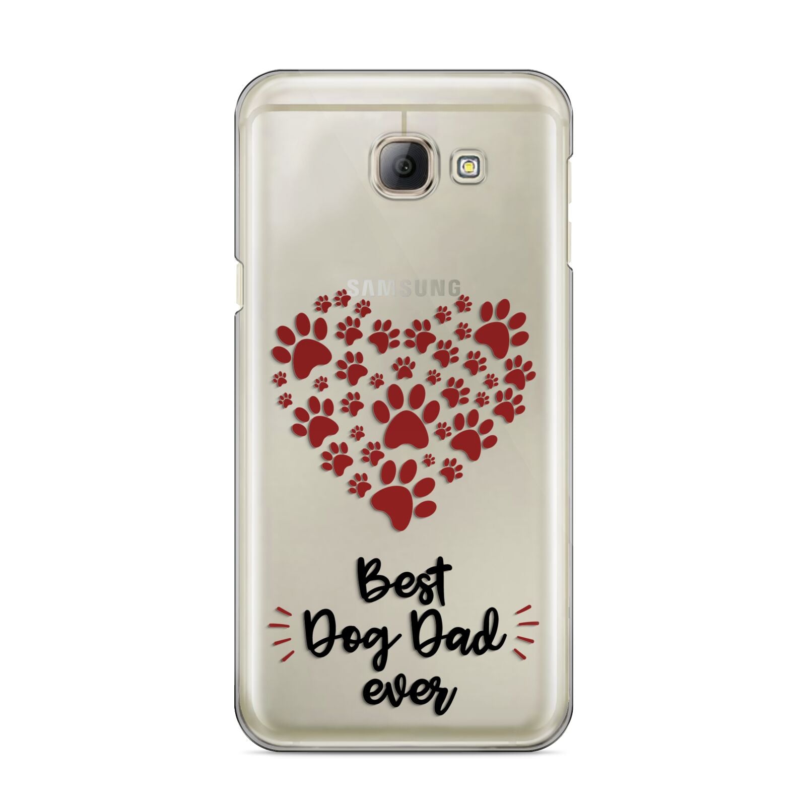 Best Dog Dad Paws Samsung Galaxy A8 2016 Case