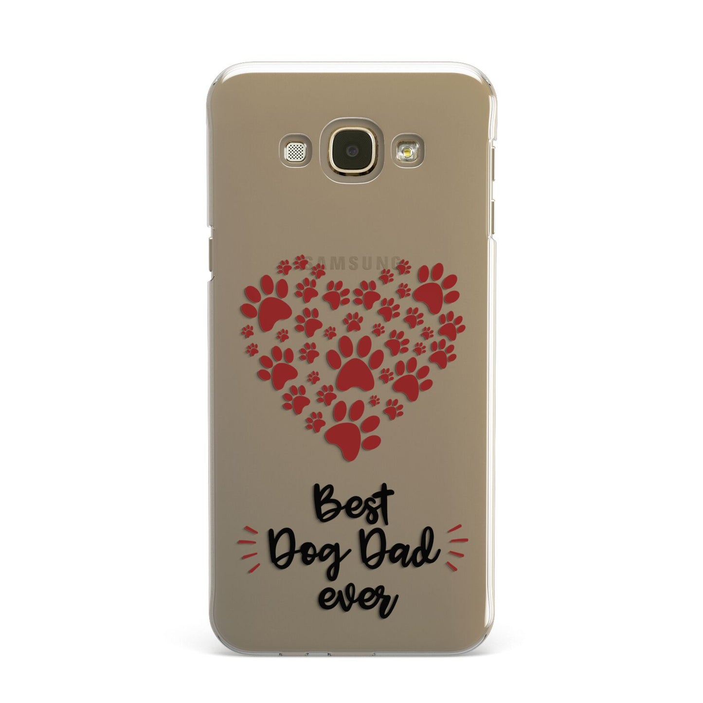 Best Dog Dad Paws Samsung Galaxy A8 Case