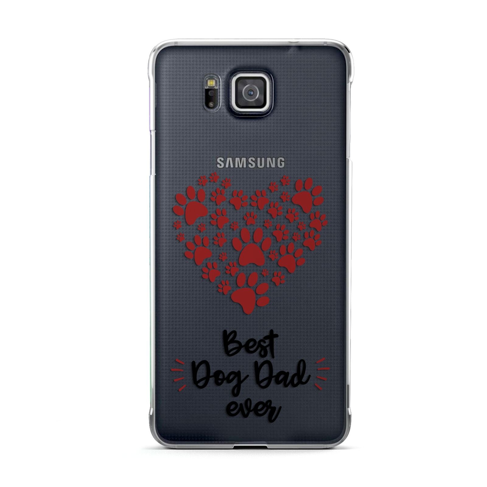 Best Dog Dad Paws Samsung Galaxy Alpha Case