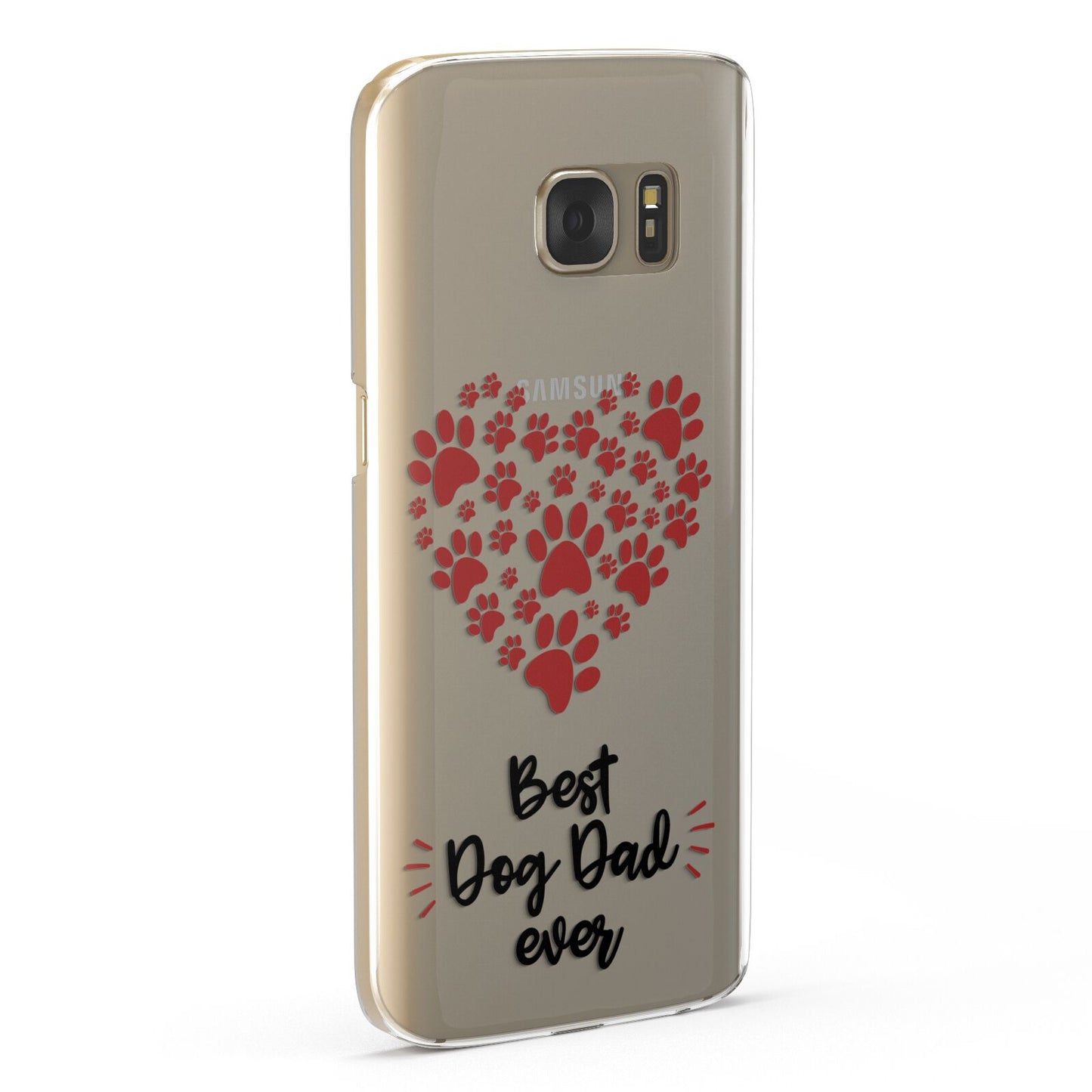 Best Dog Dad Paws Samsung Galaxy Case Fourty Five Degrees