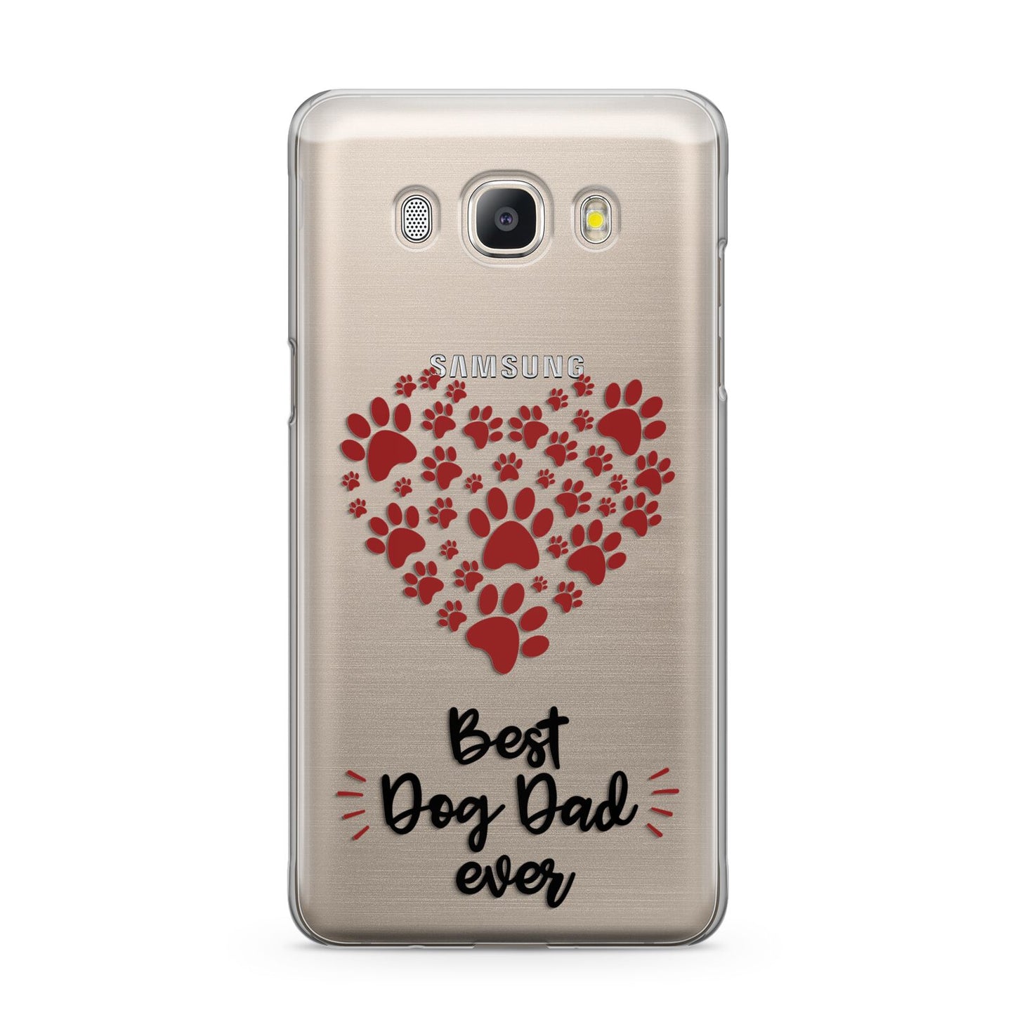 Best Dog Dad Paws Samsung Galaxy J5 2016 Case