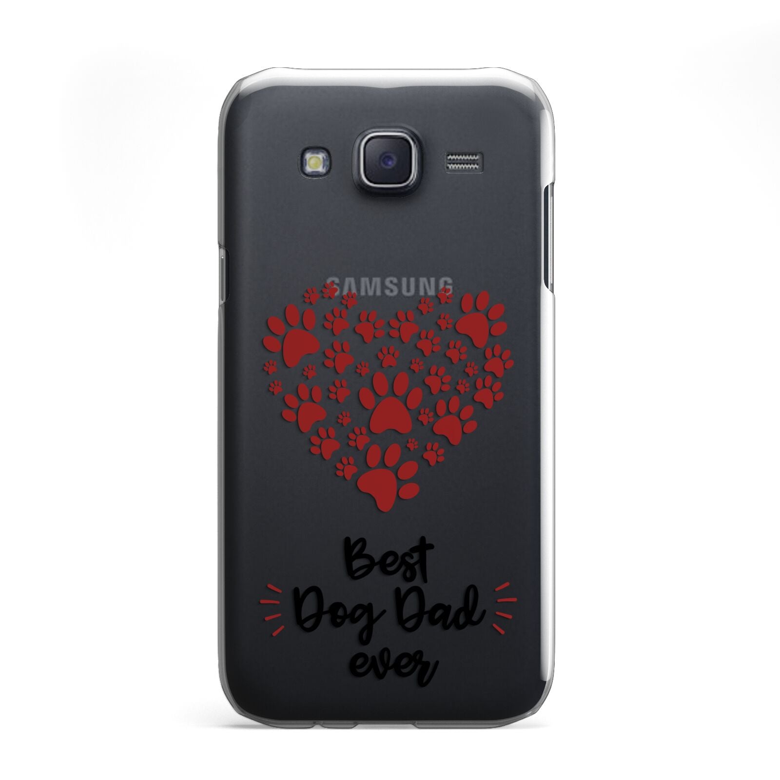Best Dog Dad Paws Samsung Galaxy J5 Case
