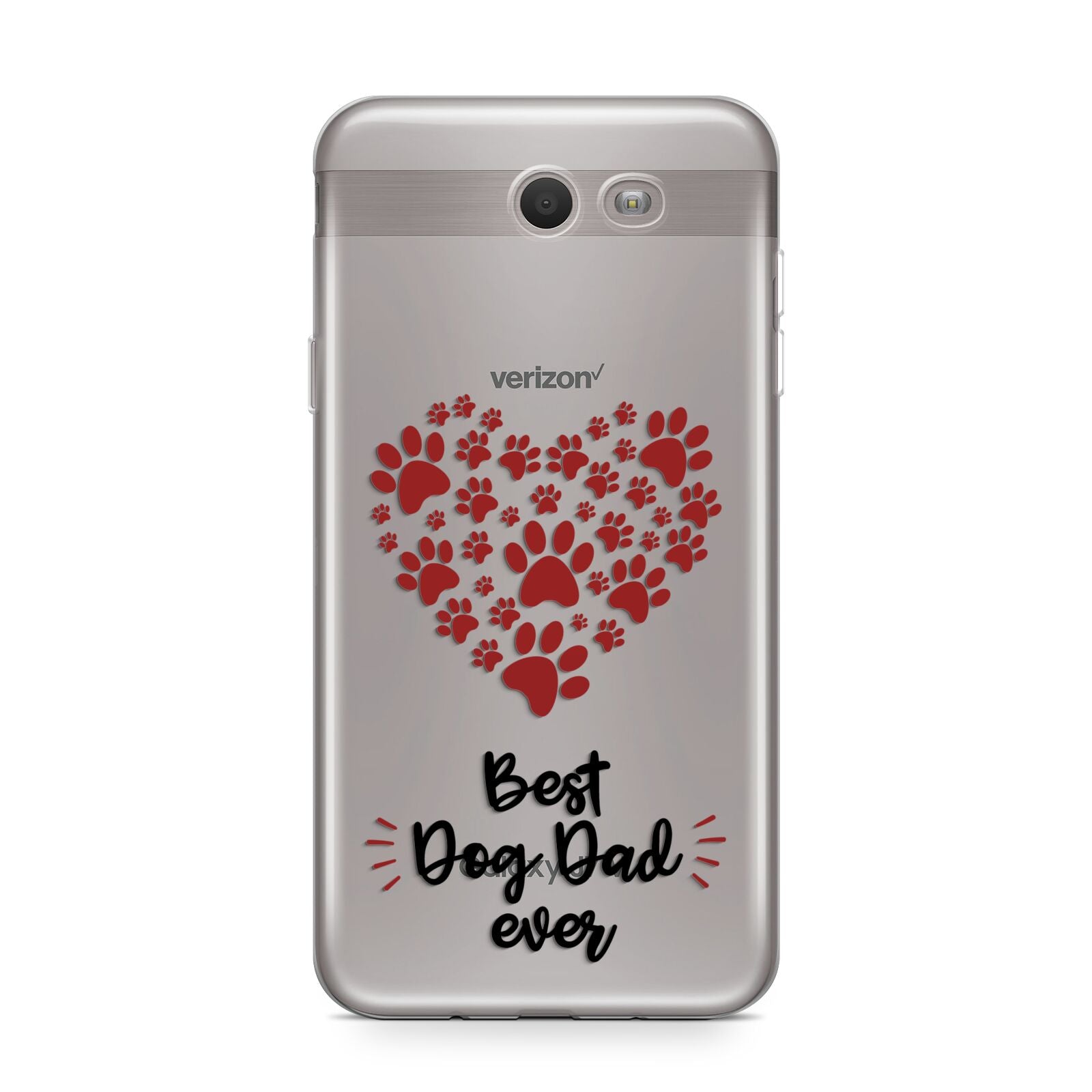 Best Dog Dad Paws Samsung Galaxy J7 2017 Case