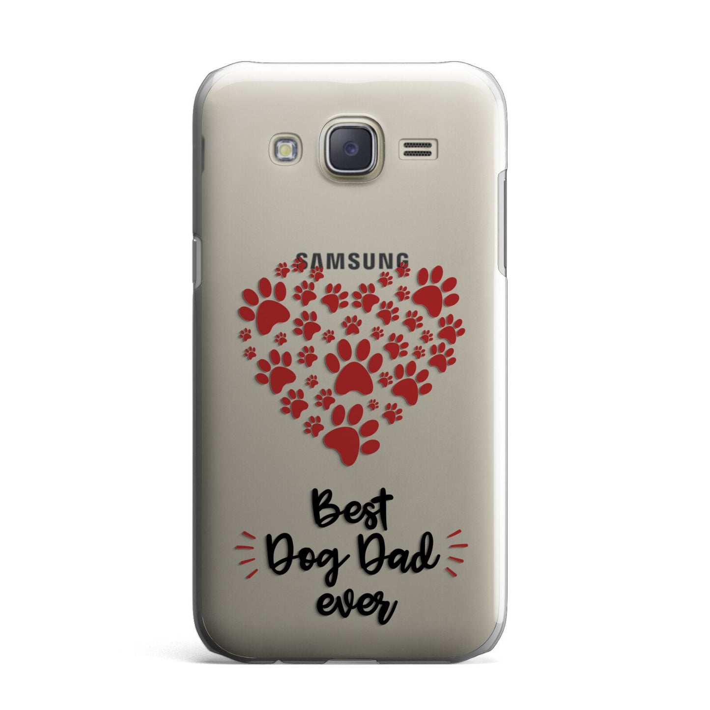 Best Dog Dad Paws Samsung Galaxy J7 Case