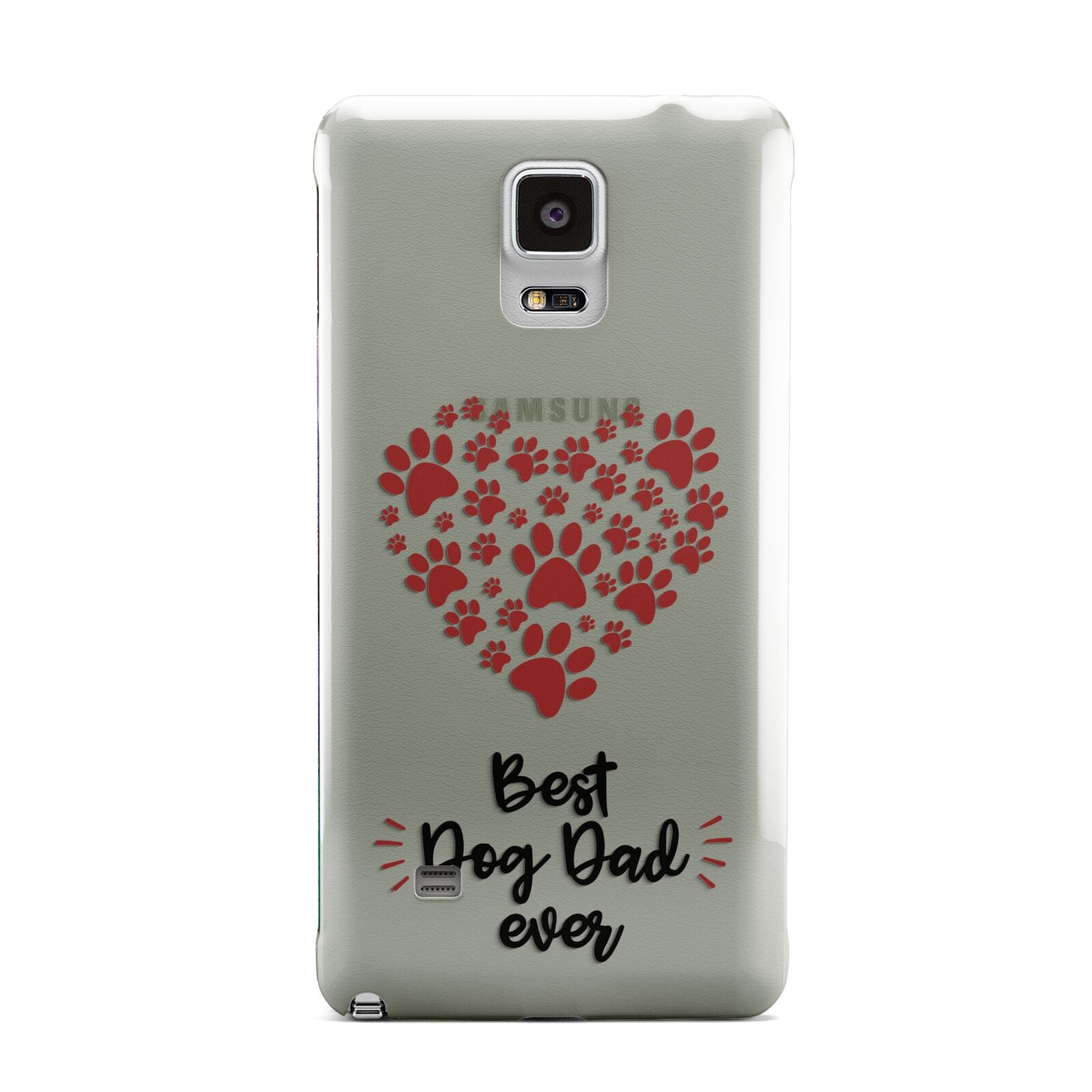Best Dog Dad Paws Samsung Galaxy Note 4 Case