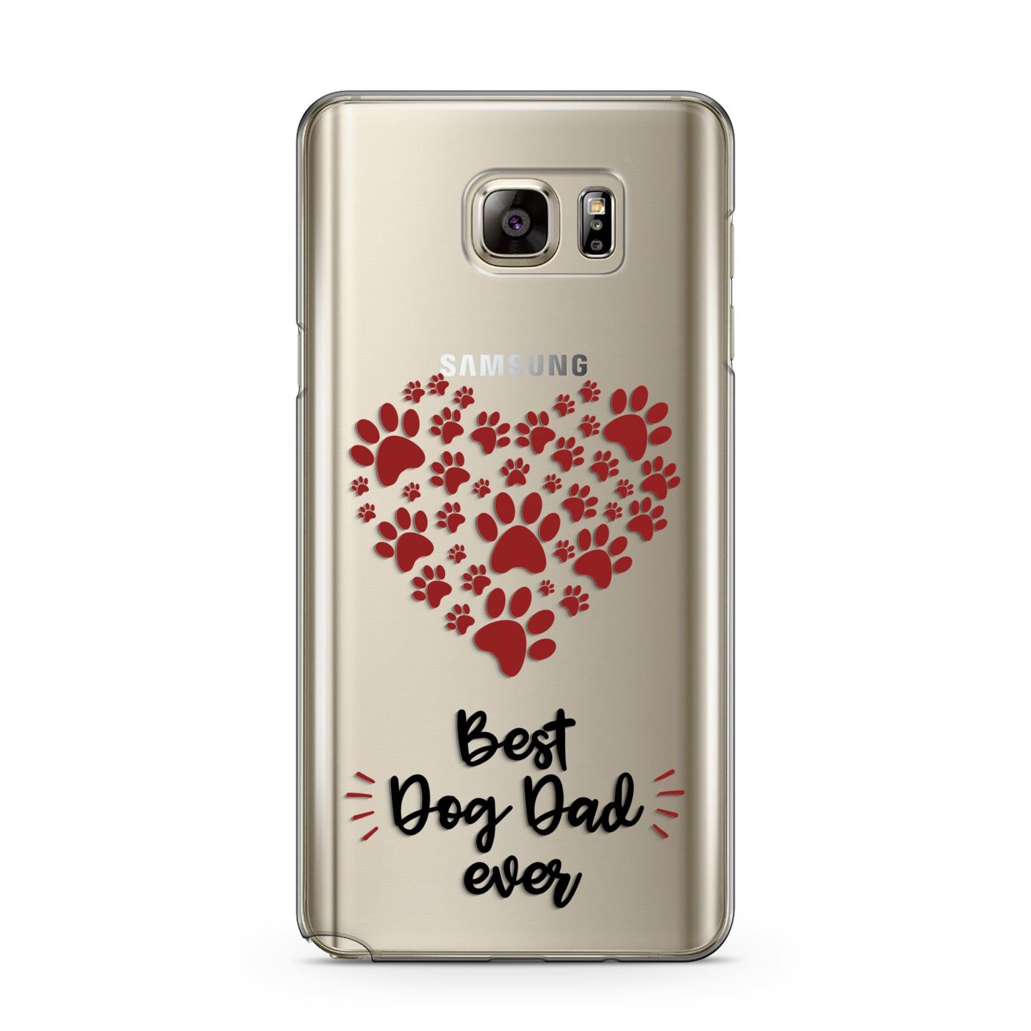 Best Dog Dad Paws Samsung Galaxy Note 5 Case