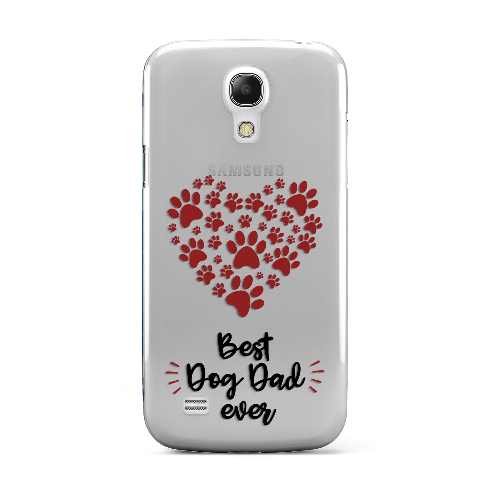 Best Dog Dad Paws Samsung Galaxy S4 Mini Case