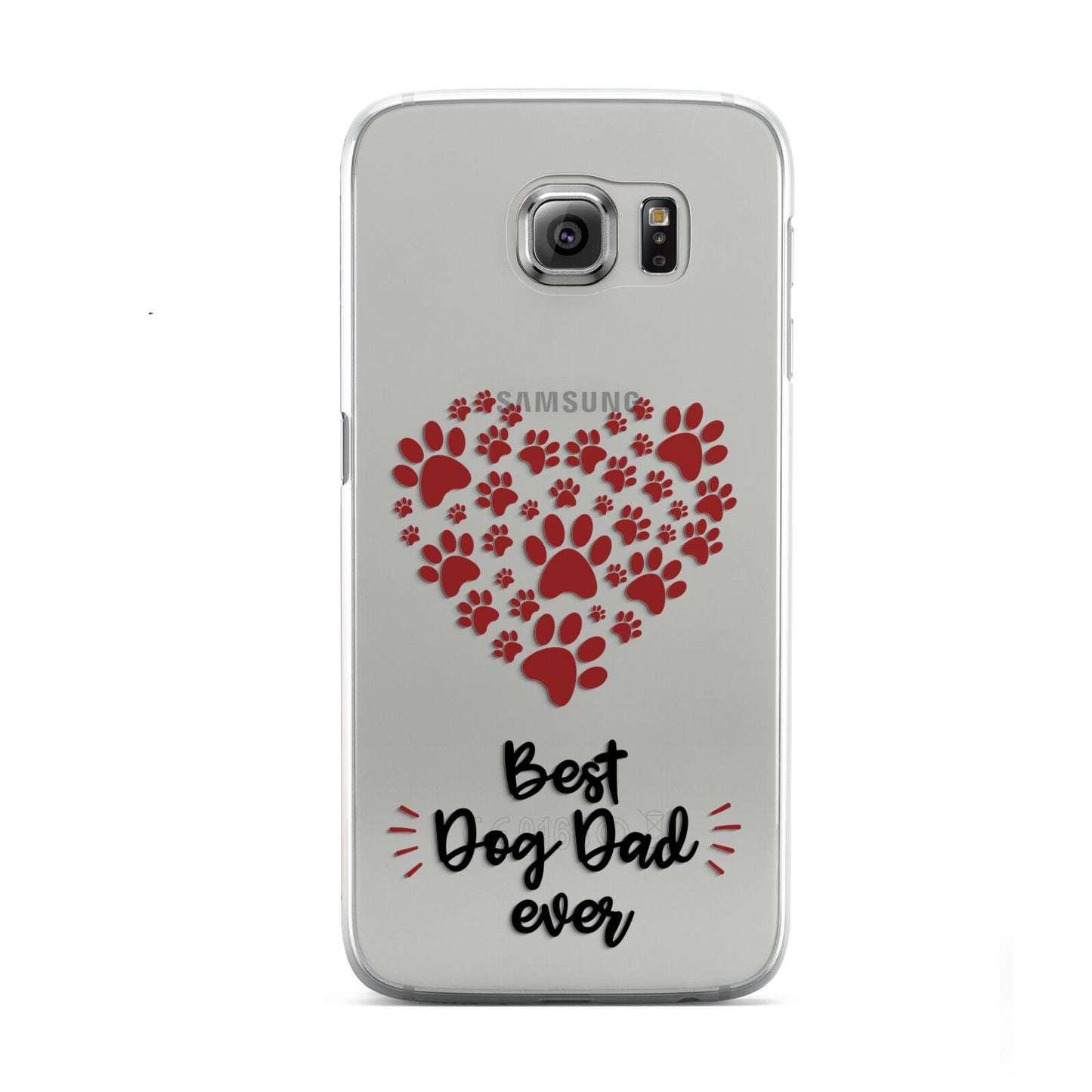 Best Dog Dad Paws Samsung Galaxy S6 Case