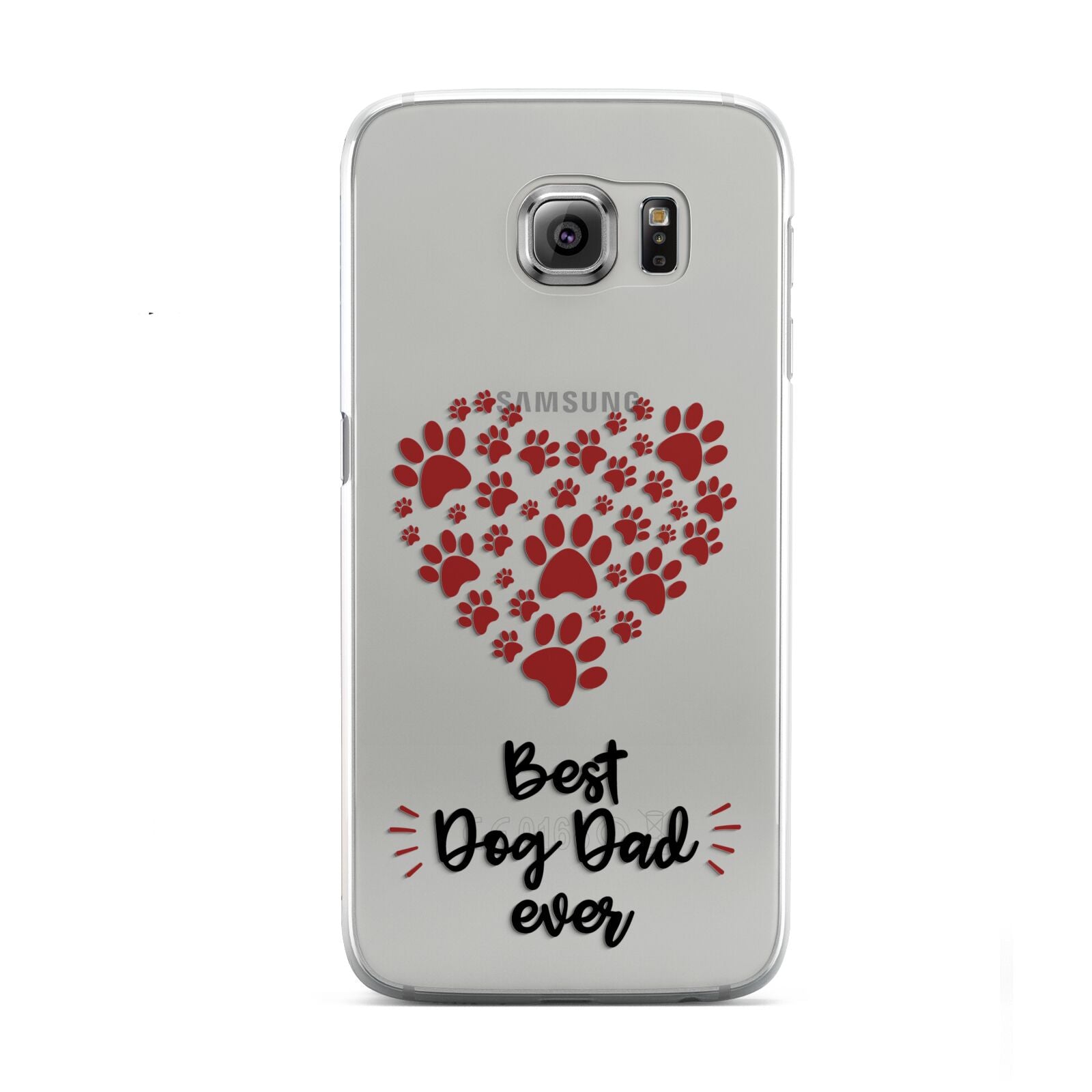 Best Dog Dad Paws Samsung Galaxy S6 Case